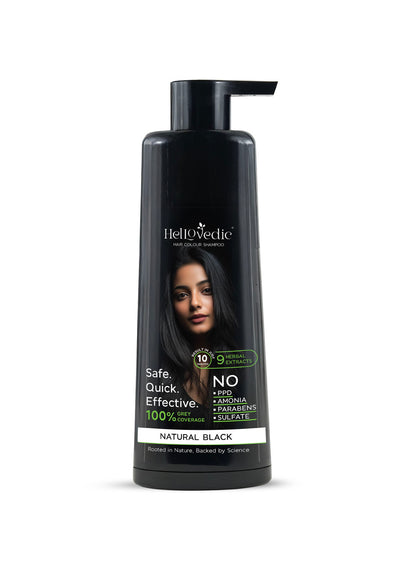 Black Hair Colour Shampoo 200ML