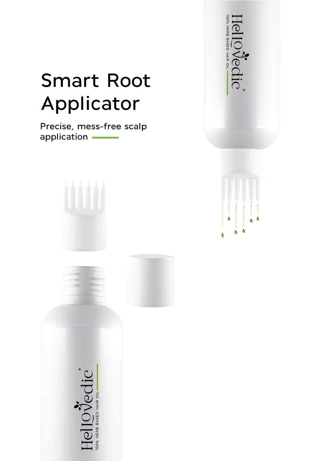 Hellovedic Hair growth oil Applicator