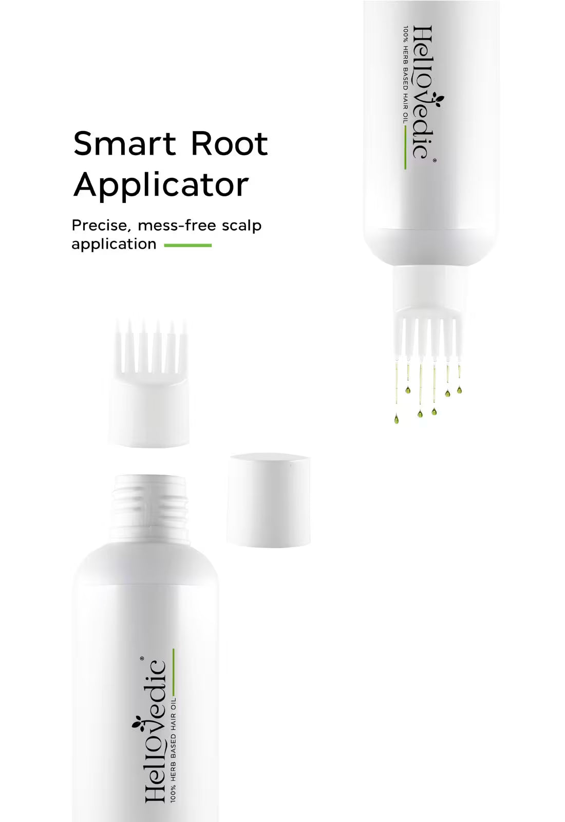Hellovedic Hair growth oil Applicator