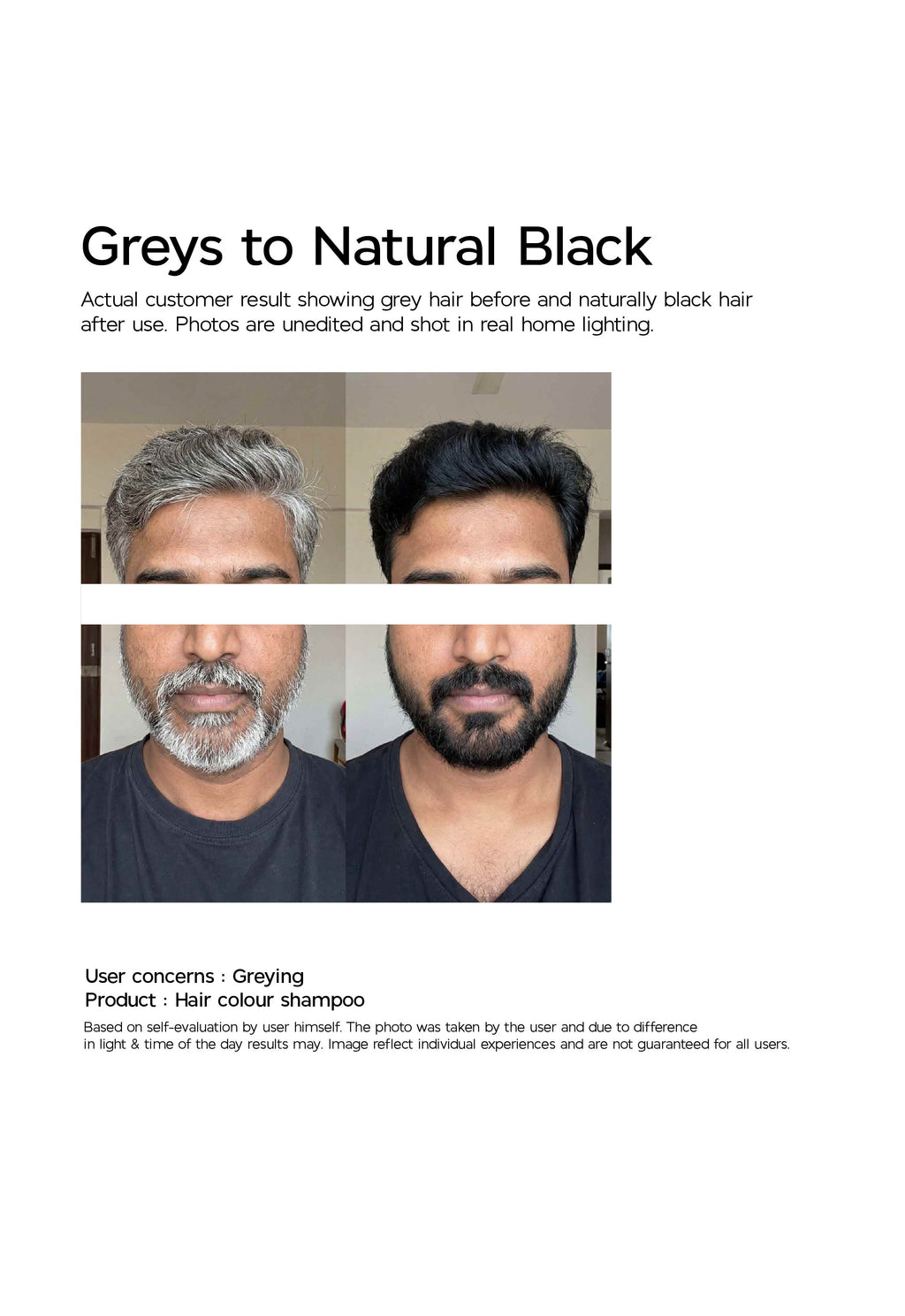 Black Hair Colour Shampoo