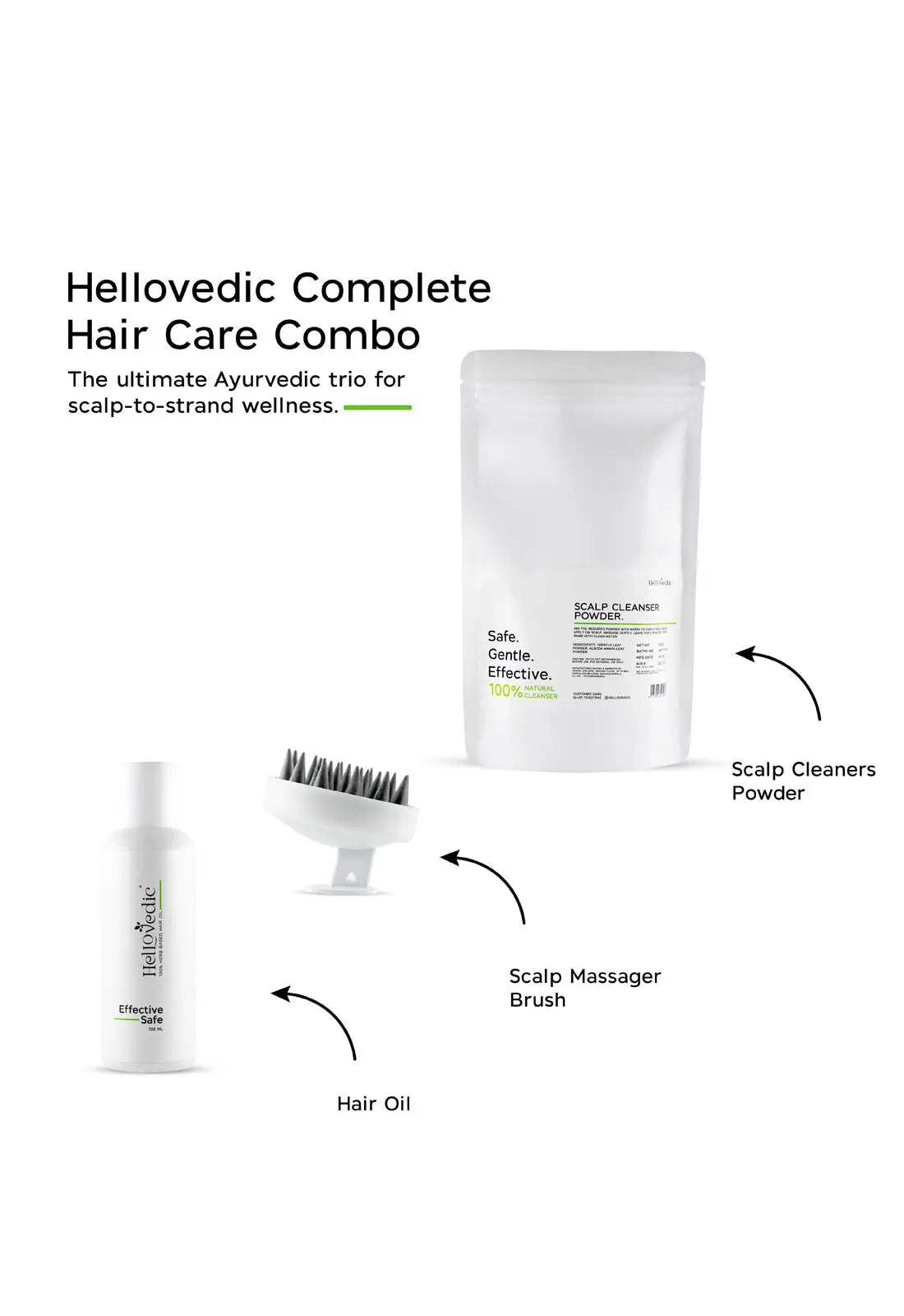 Hair growth oil combo Hellovedic