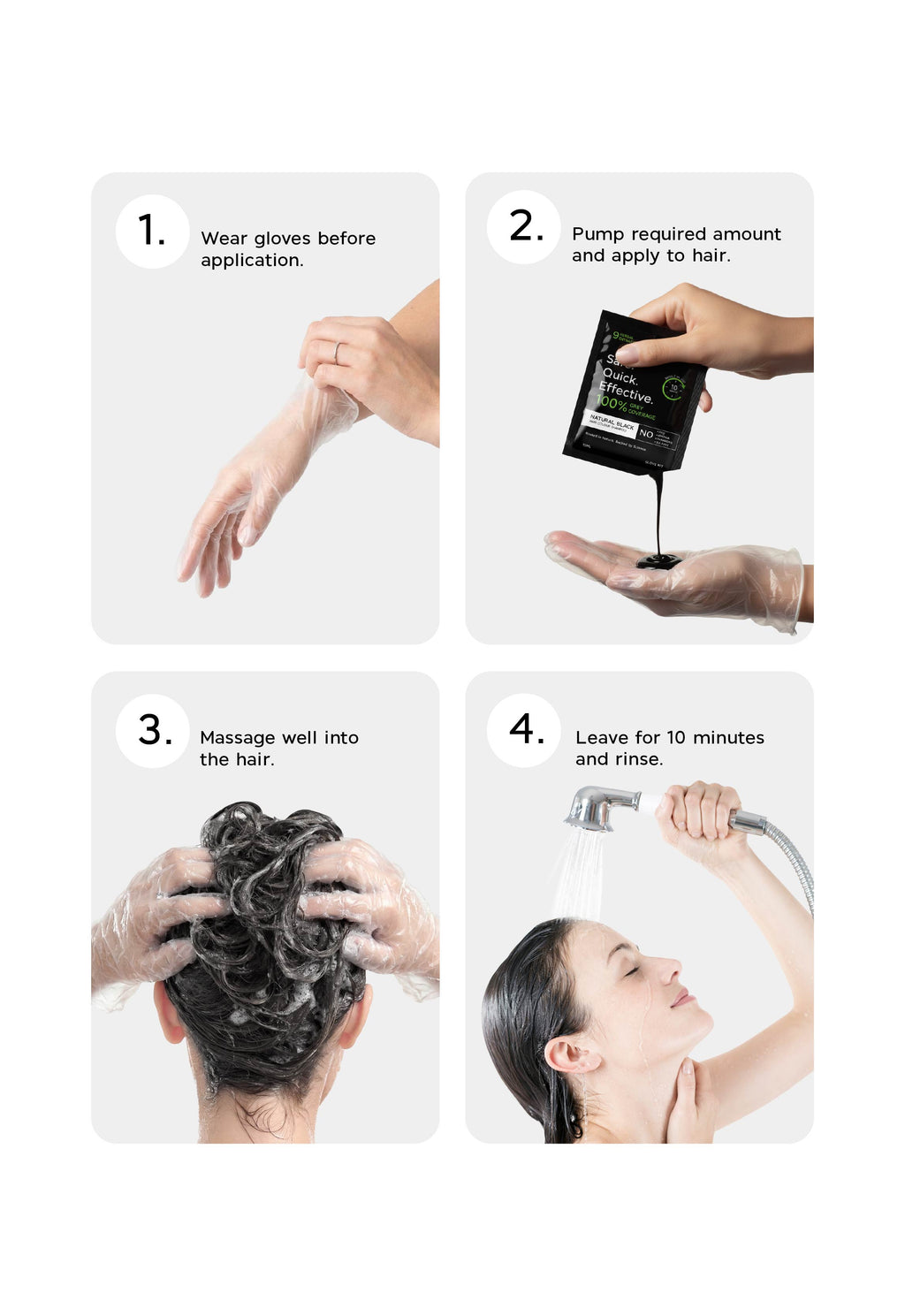 Black Hair Colour Shampoo