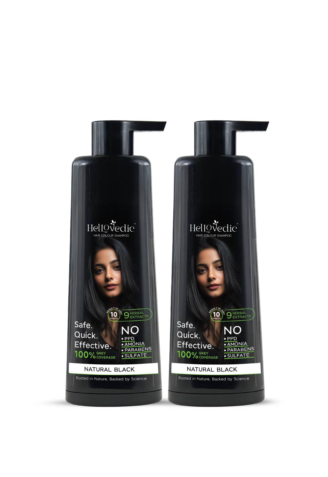 Black Hair Colour Shampoo 200ML