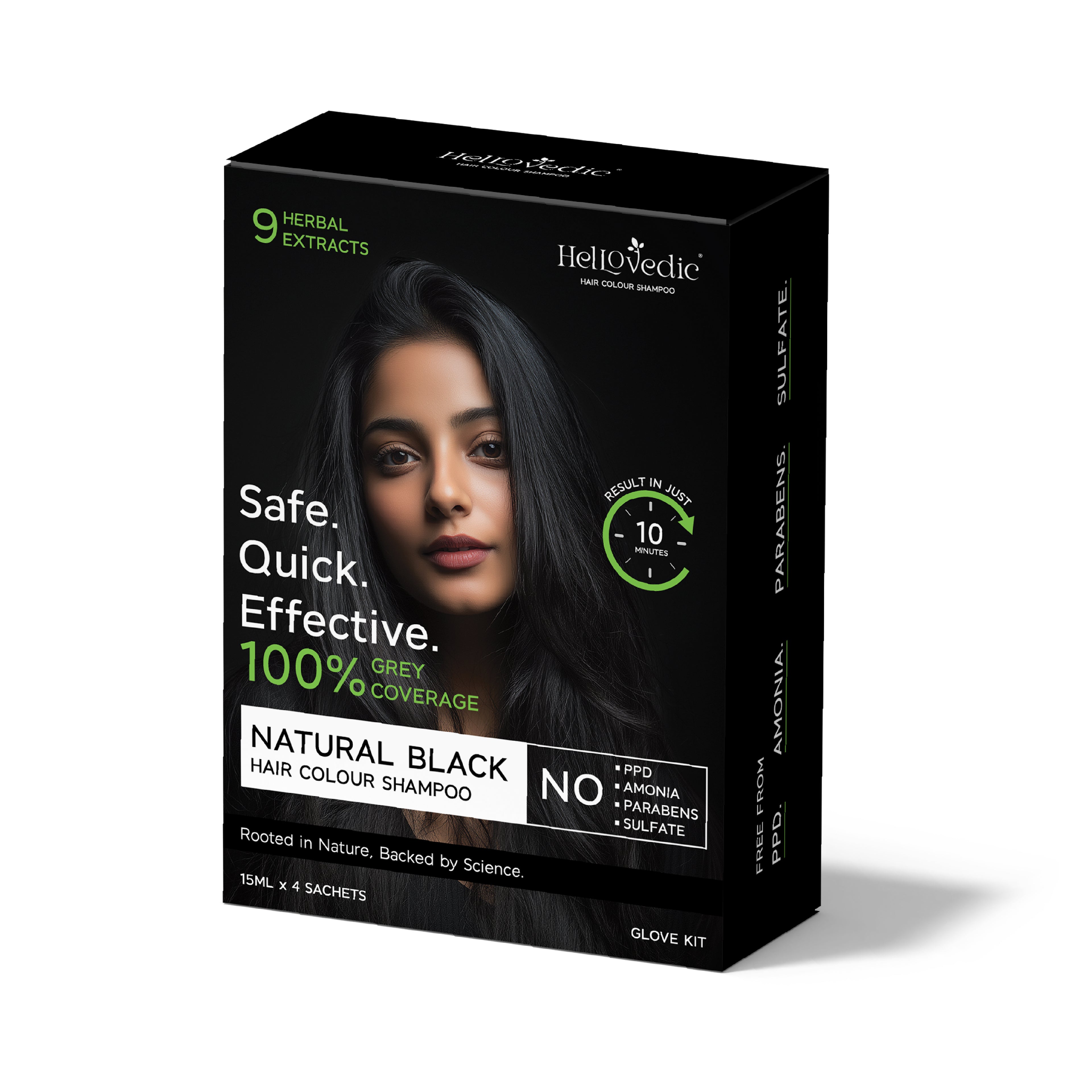 Black Hair Colour Shampoo
