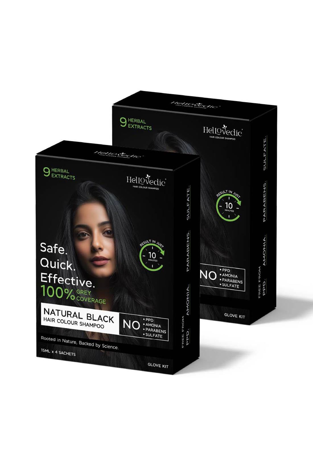 Black Hair Colour Shampoo