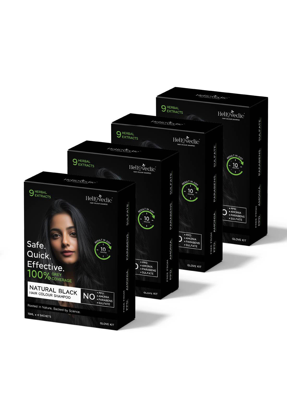 Black Hair Colour Shampoo